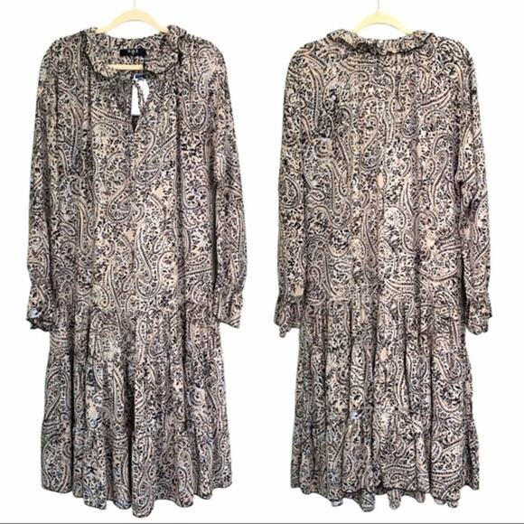 New Anthropologie O.P.T Tiered Mid Dress‎ - Picture 2 of 10